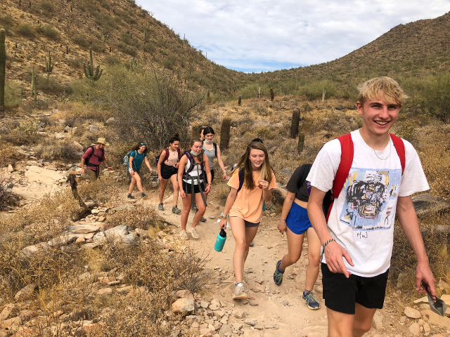 Arizona Borderlands_smiling hike