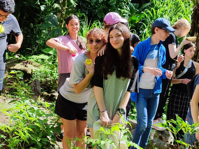 Costa Rica_on a guided hike int he rainforest