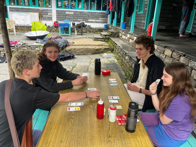 cards table relaxing