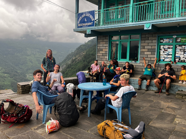 nepal mountainside break